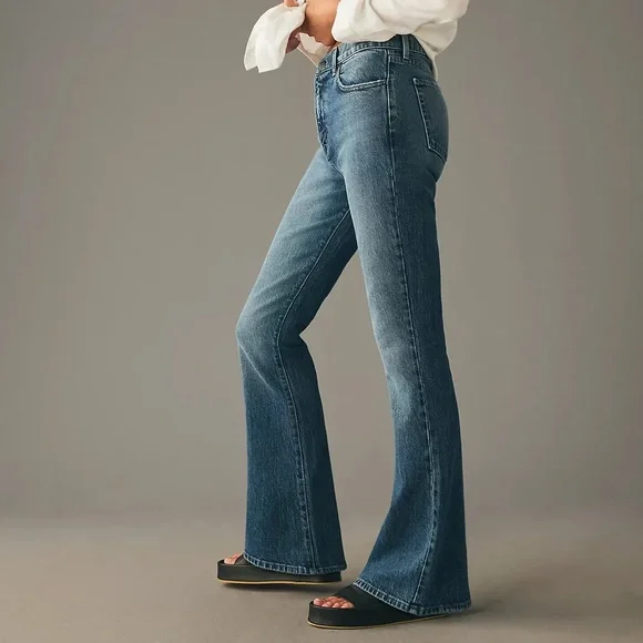 NWT Modern American Emmy High Rise Flare Jeans Size 27 - Picture 2 of 14